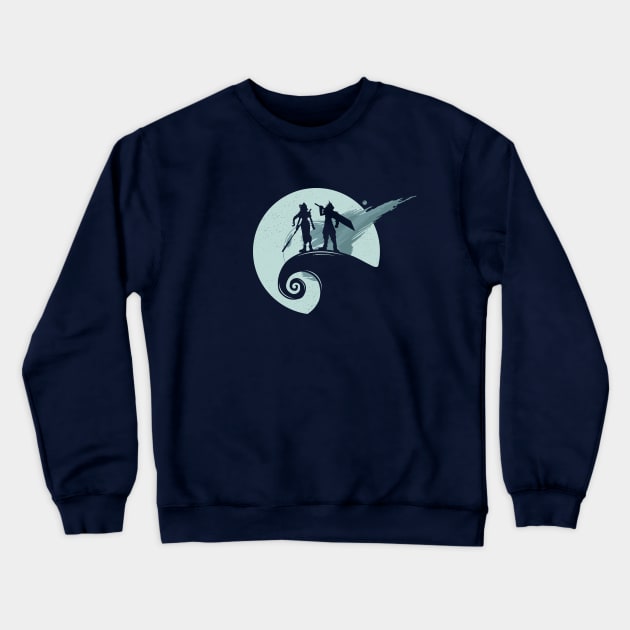 Nightmare Before Fantasy Crewneck Sweatshirt by Alundrart